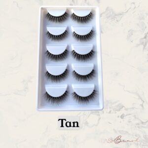 Tan lashes